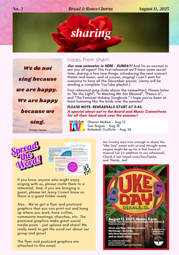 B&R Newsletter No. 3