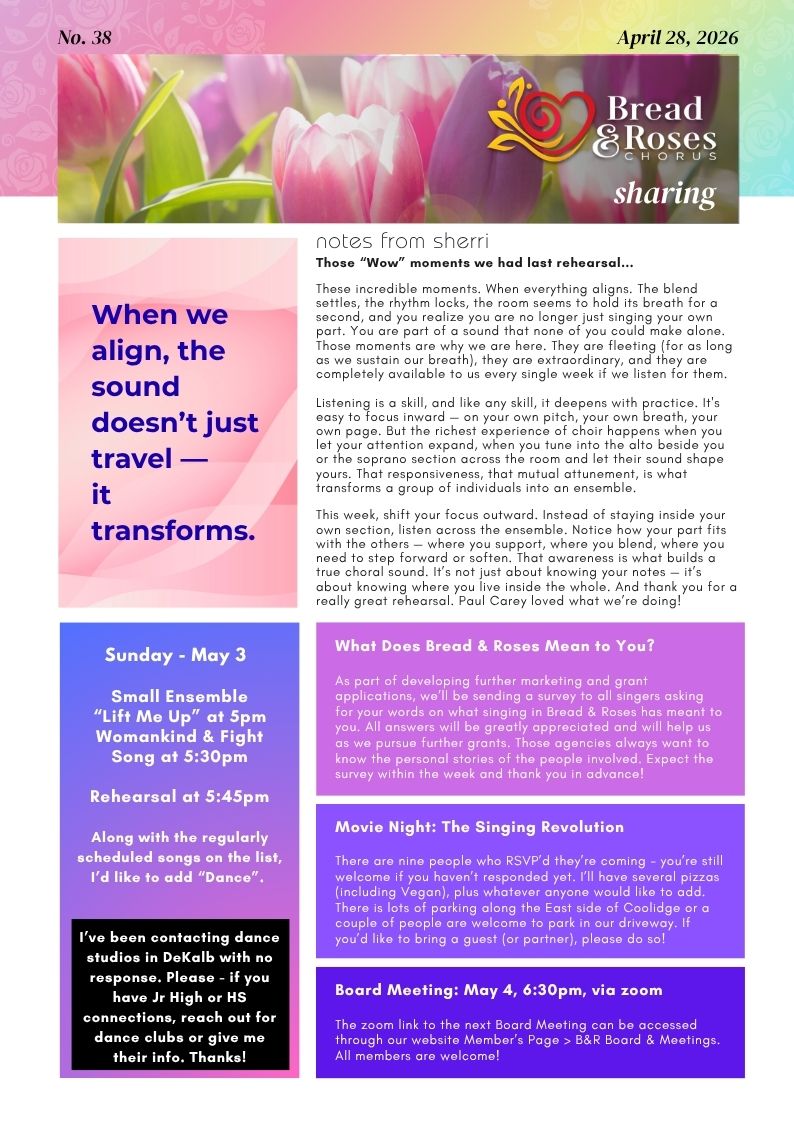 B&R Newsletter 26
